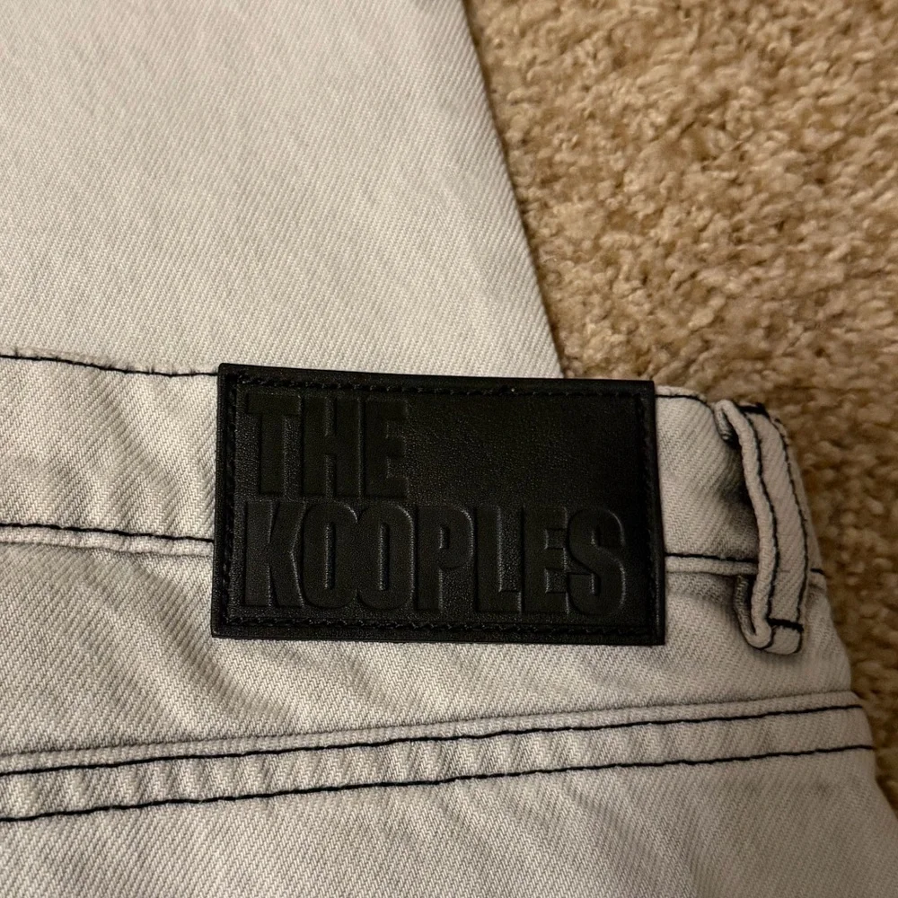 The Kooples straight bleached jeans white 42